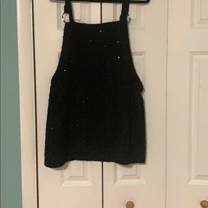 Zara sparkly black romper
